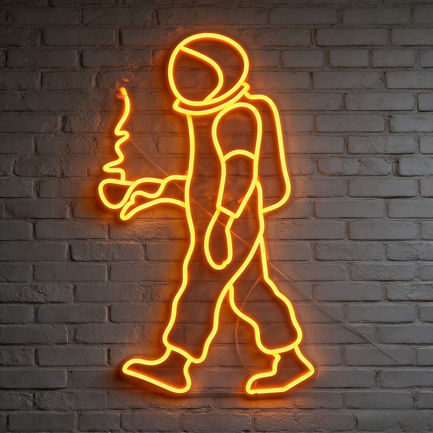 Astronaut With Coffee Led Custom Neon Sign