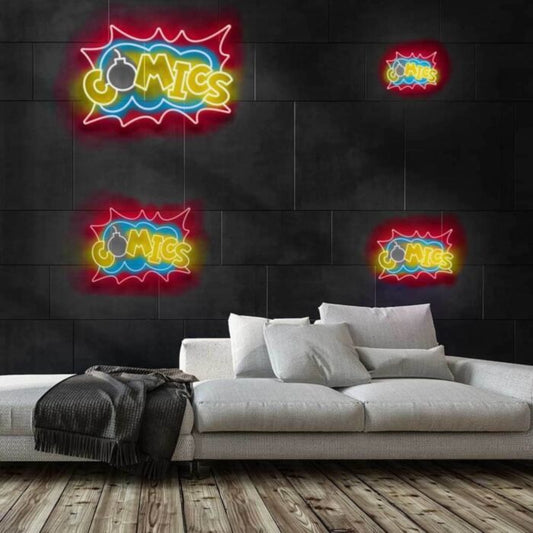 Comics Led Custom Neon Sign