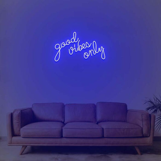 Good Vibes Only V2 Led Custom Neon Sign