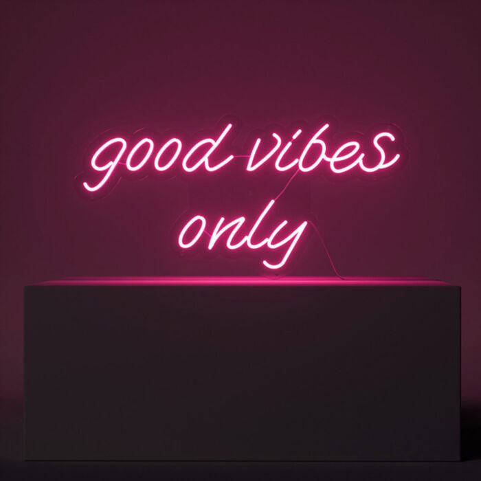 Good Vibes Only V3 Led Custom Neon Sign