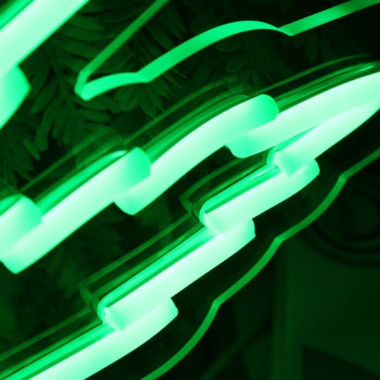 Green Leaf Led Custom Neon Sign