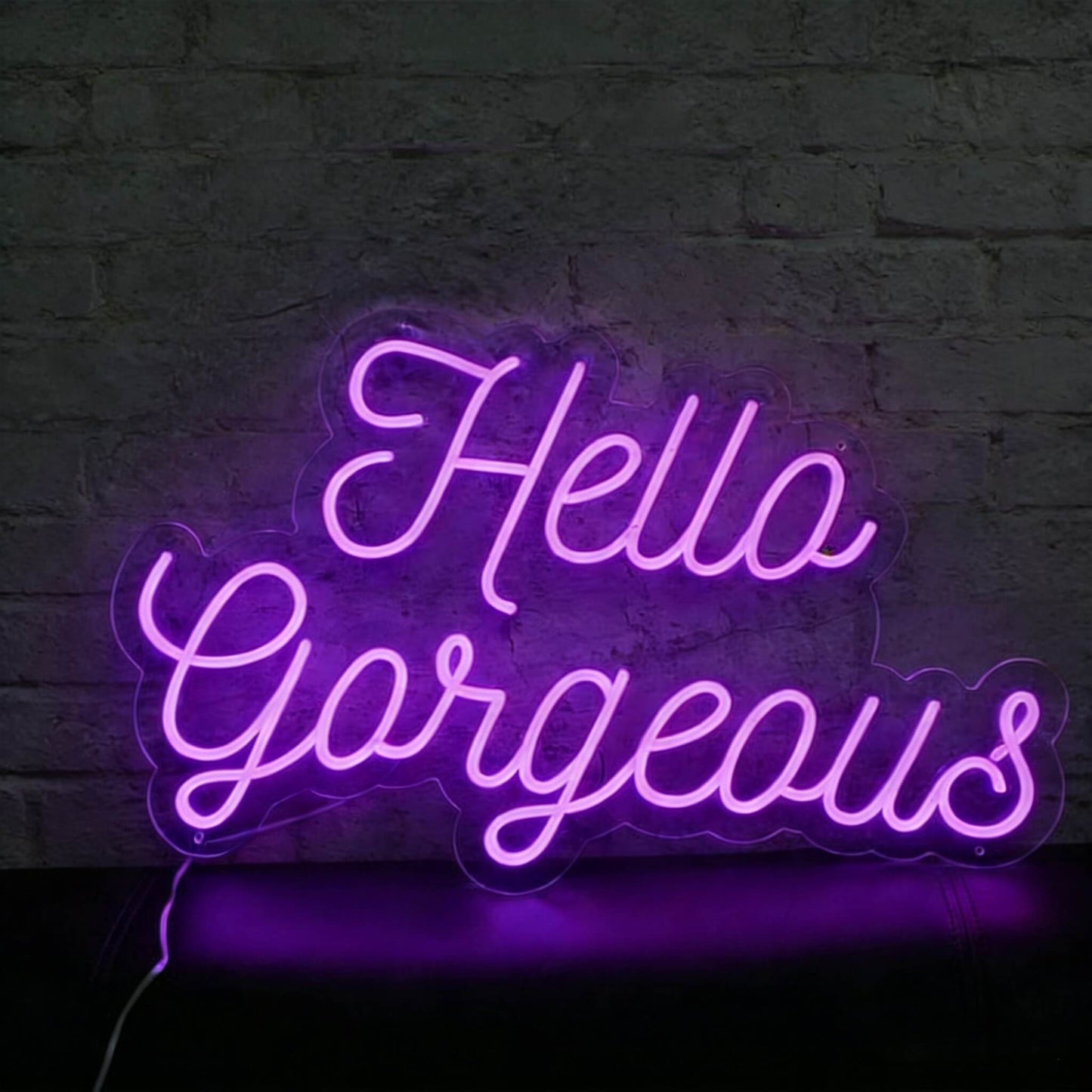 Hello Gorgeous V2 Led Custom Neon Sign