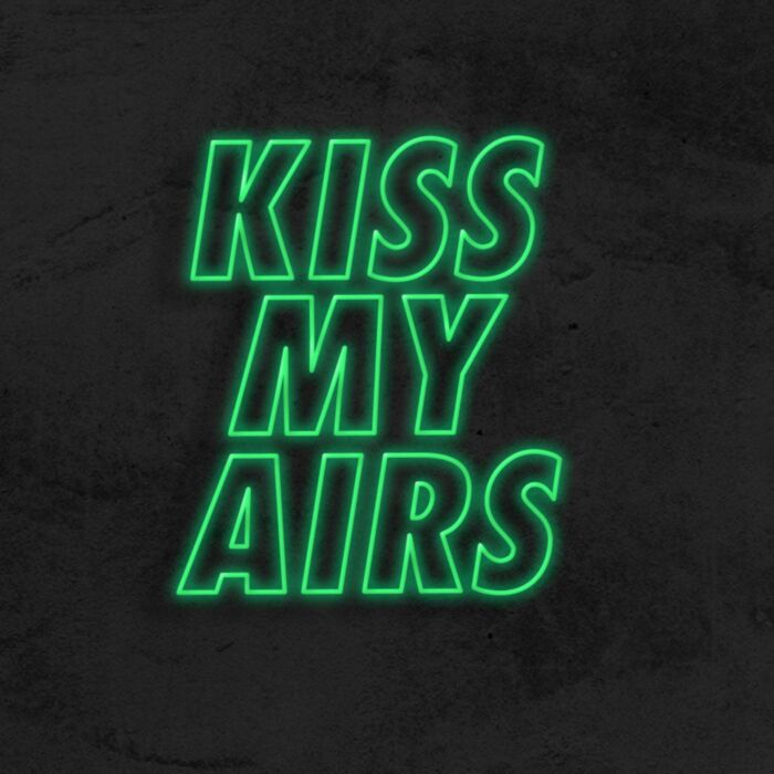 Kiss My Airs Led Custom Neon Sign