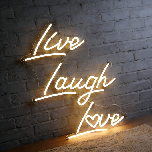 Live Laugh Love Led Custom Neon Sign