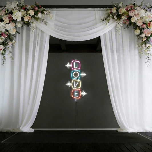 Sparkle Love Led Custom Neon Sign