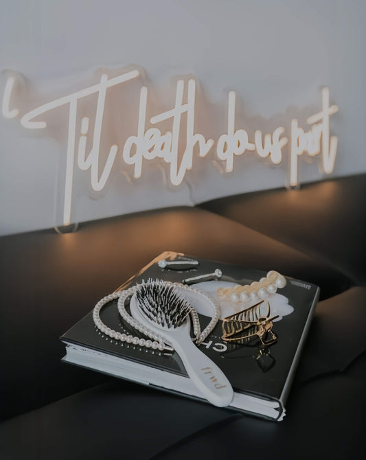 Til Death Do Us Part Led Custom Neon Sign