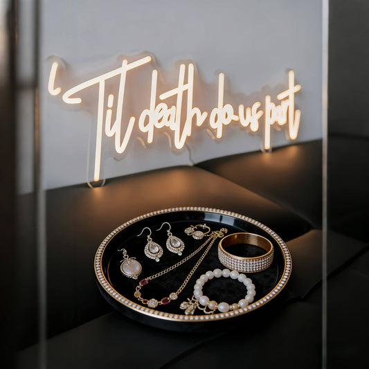 Til Death Do Us Part Led Custom Neon Sign
