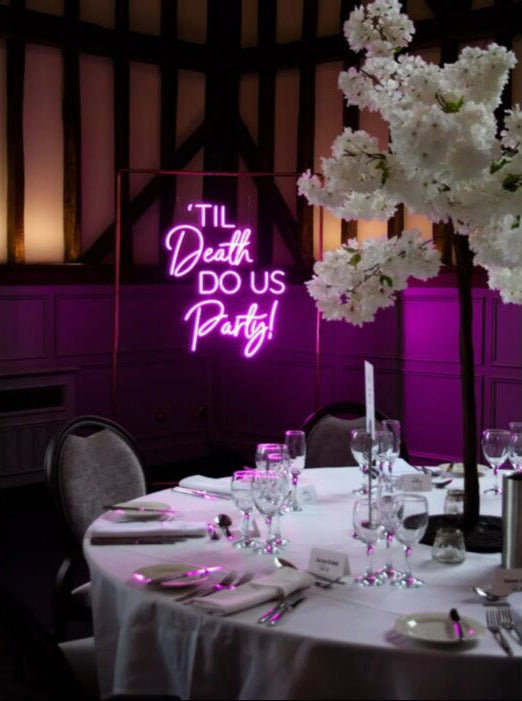 Til Death Do Us Party V2 Led Custom Neon Sign