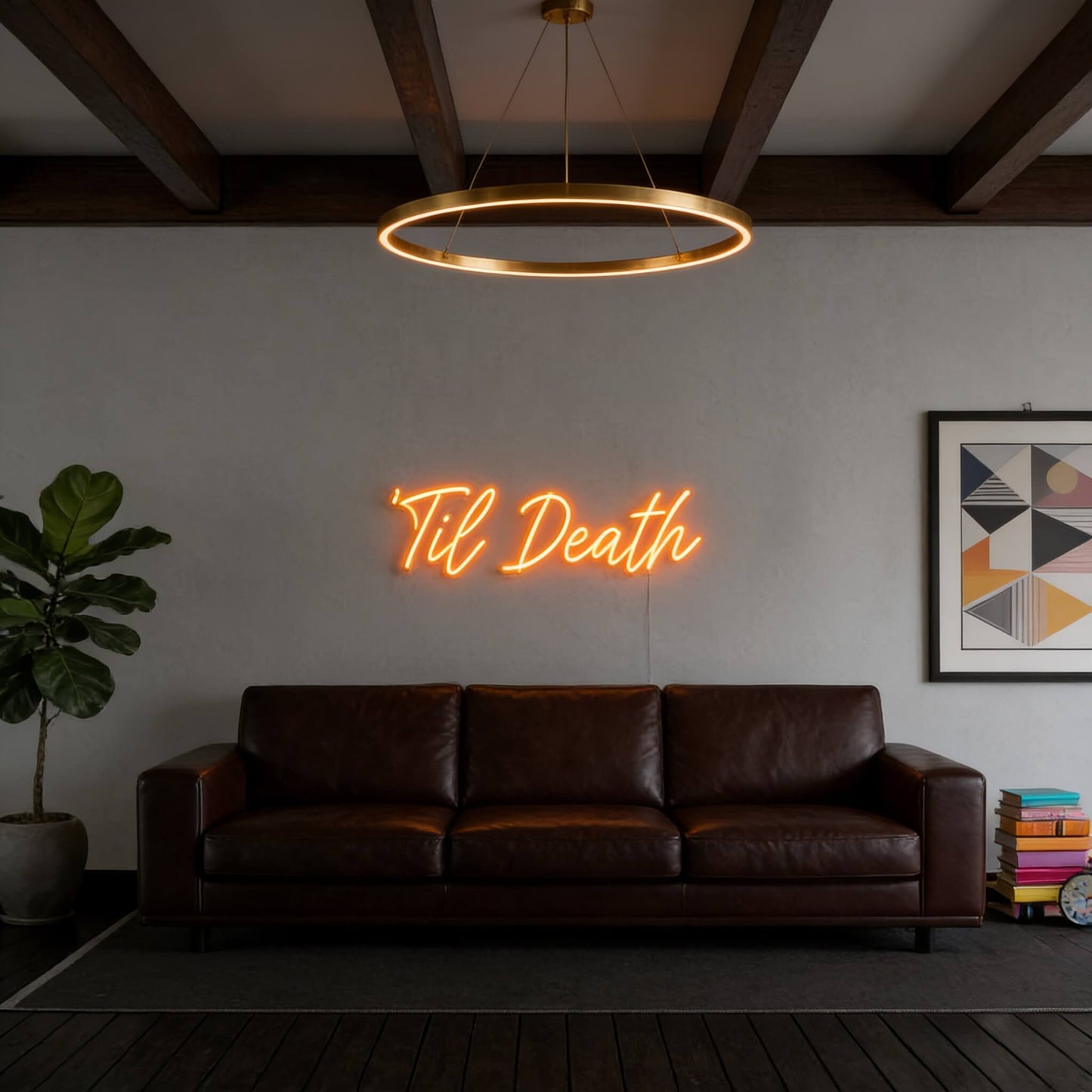 Til Death V1 Led Custom Neon Sign