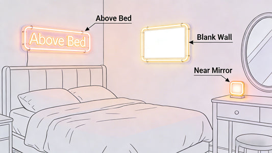 What Neon Signs Look Best in a Bedroom?