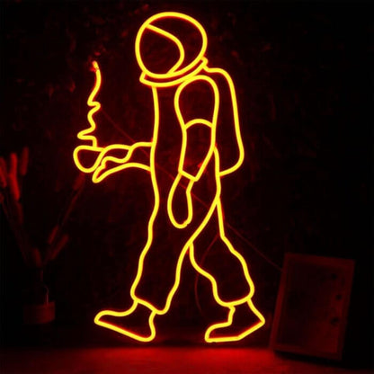 Astronaut With Coffee Led Custom Neon Sign