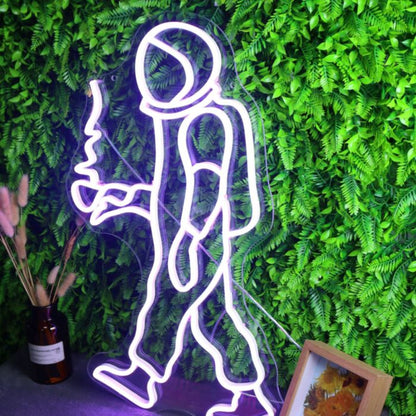 Astronaut With Coffee Led Custom Neon Sign