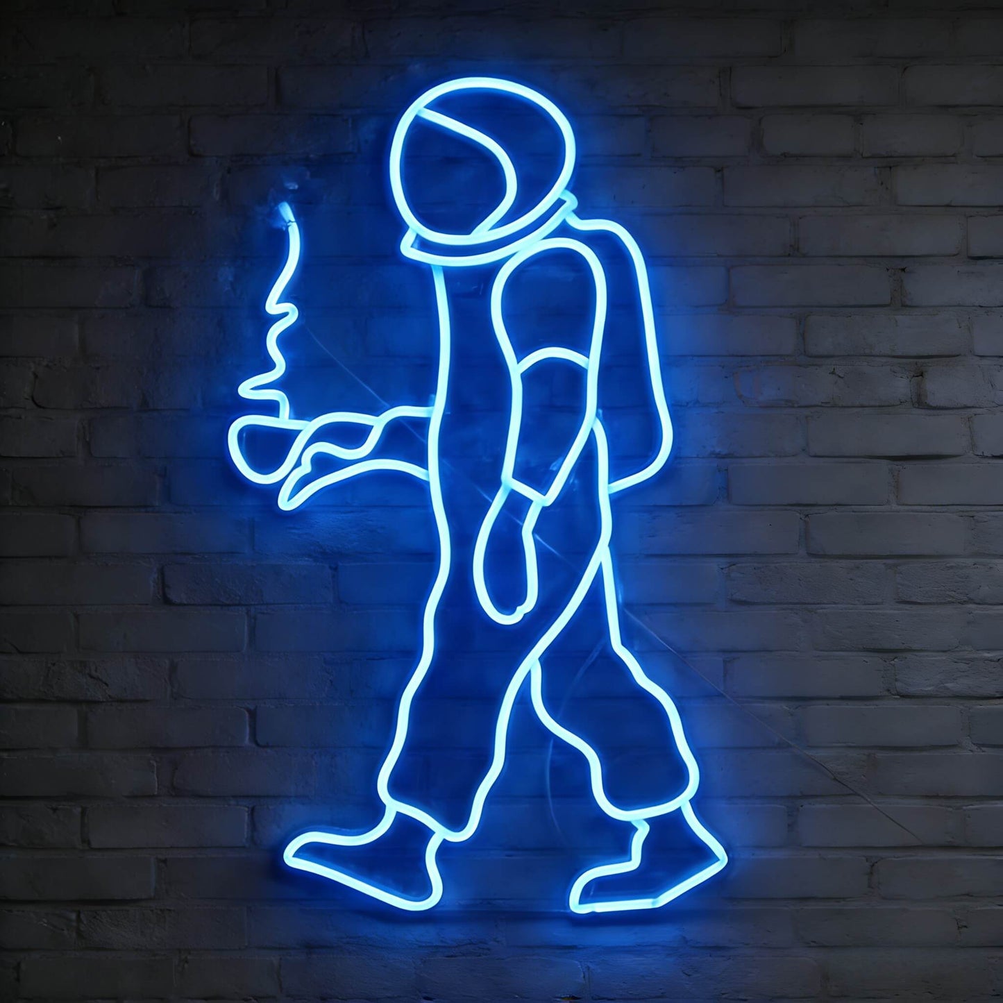 Astronaut With Coffee Led Custom Neon Sign