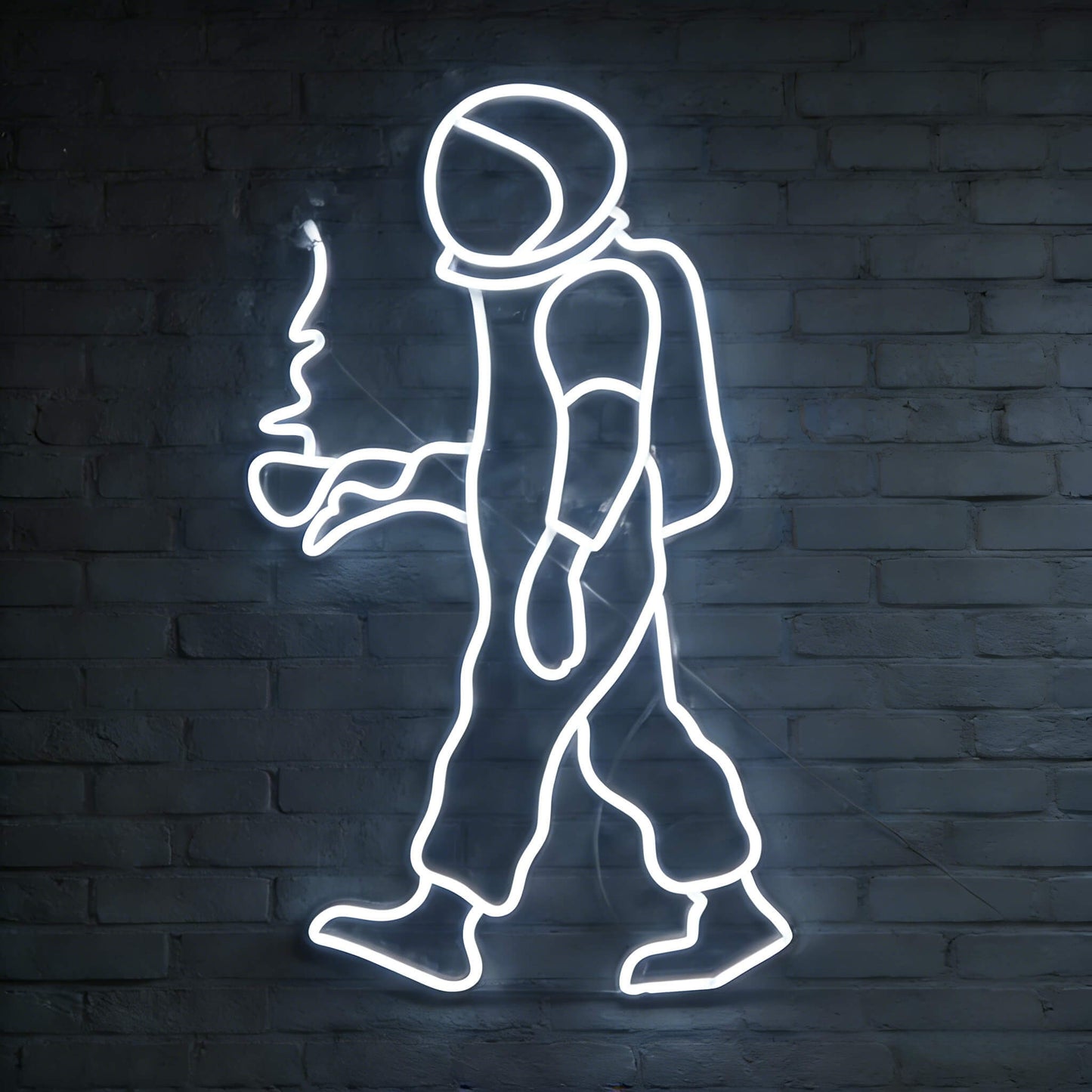 Astronaut With Coffee Led Custom Neon Sign