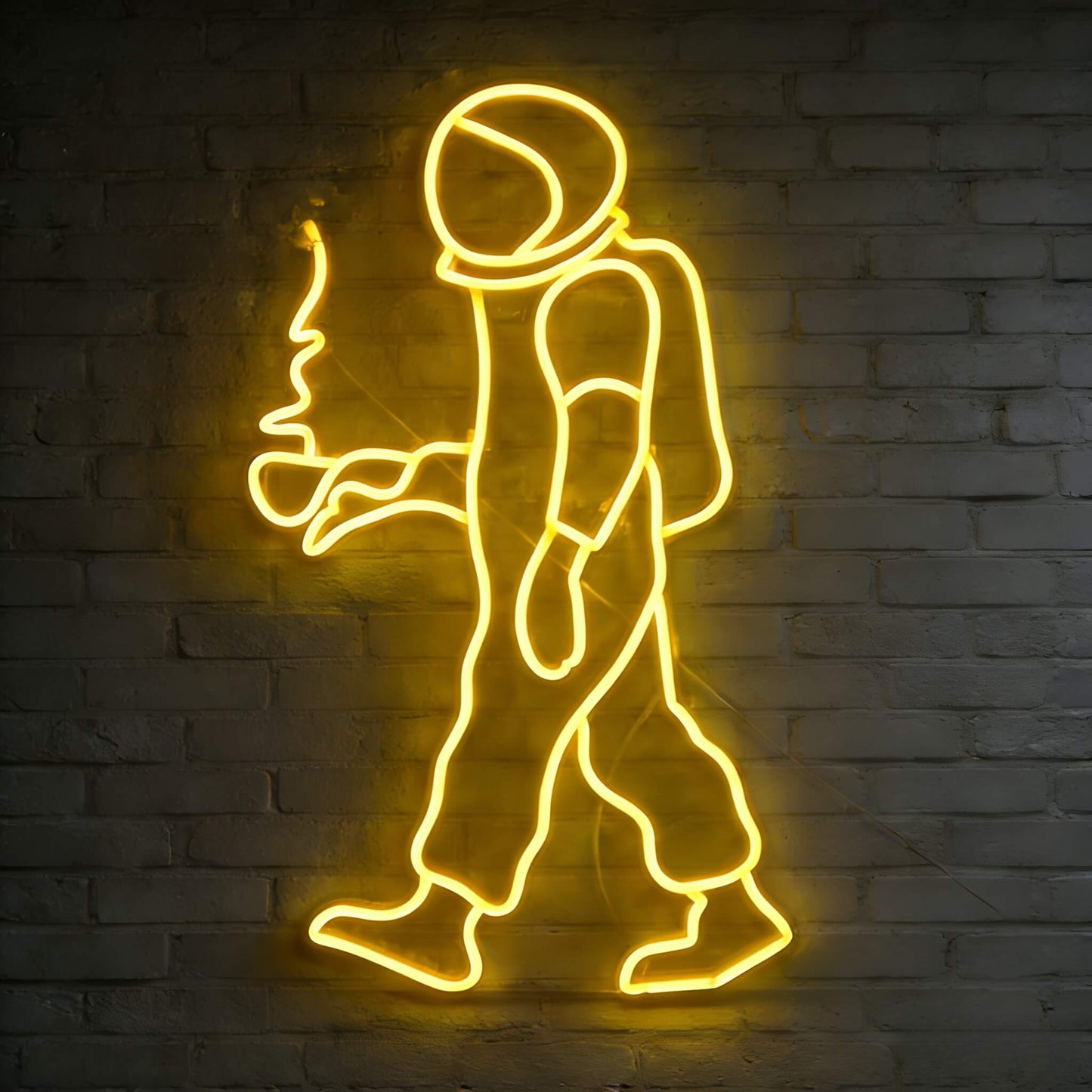 Astronaut With Coffee Led Custom Neon Sign