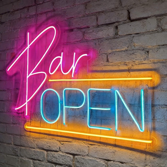 Bar Open Open Sign Led Custom Neon Sign
