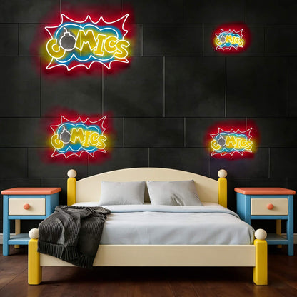 Comics Led Custom Neon Sign