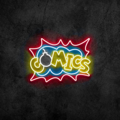 Comics Led Custom Neon Sign