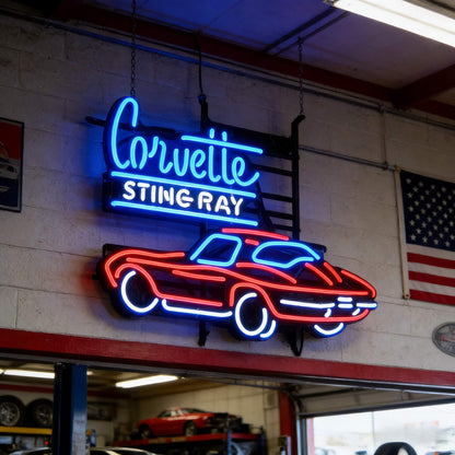 Corvette Stingray Neon Car Signs Led Custom Neon Sign