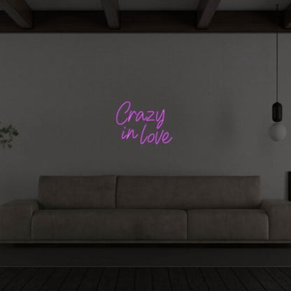 Crazy in Love Led Custom Neon Sign