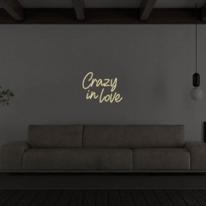 Crazy in Love Led Custom Neon Sign