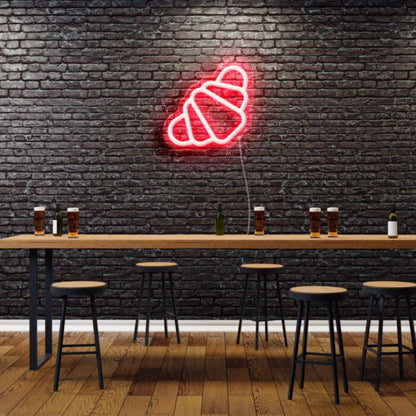 Croissant Led Custom Neon Sign
