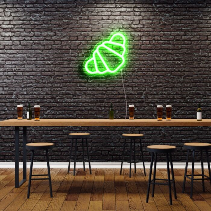 Croissant Led Custom Neon Sign