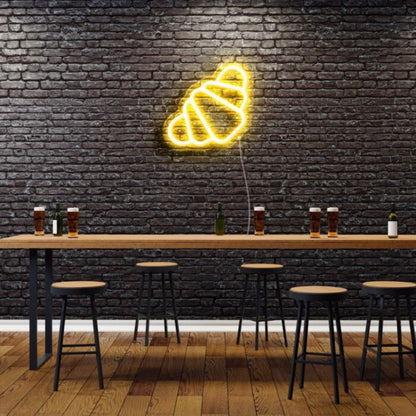 Croissant Led Custom Neon Sign