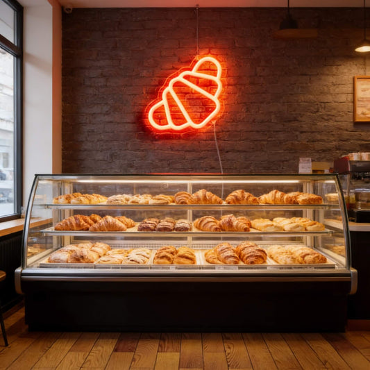 Croissant Led Custom Neon Sign
