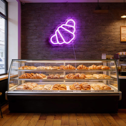Croissant Led Custom Neon Sign