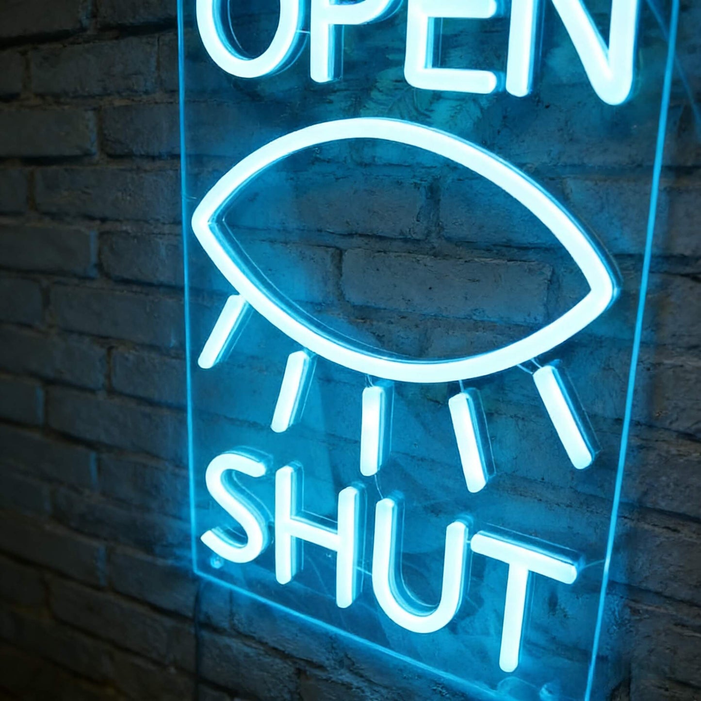 Eyes Open Eyes Shut Led Custom Neon Sign