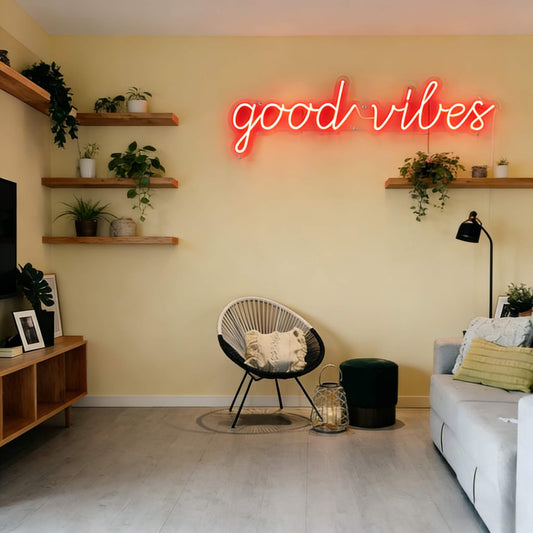 Good Vibes Led Custom Neon Sign