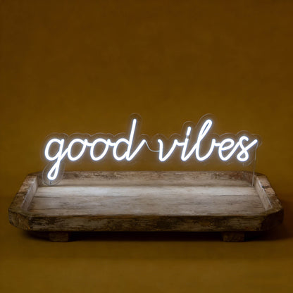 Good Vibes Led Custom Neon Sign