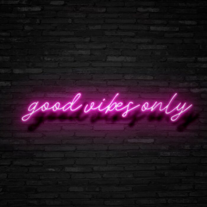 Good Vibes Only V1 Led Custom Neon Sign