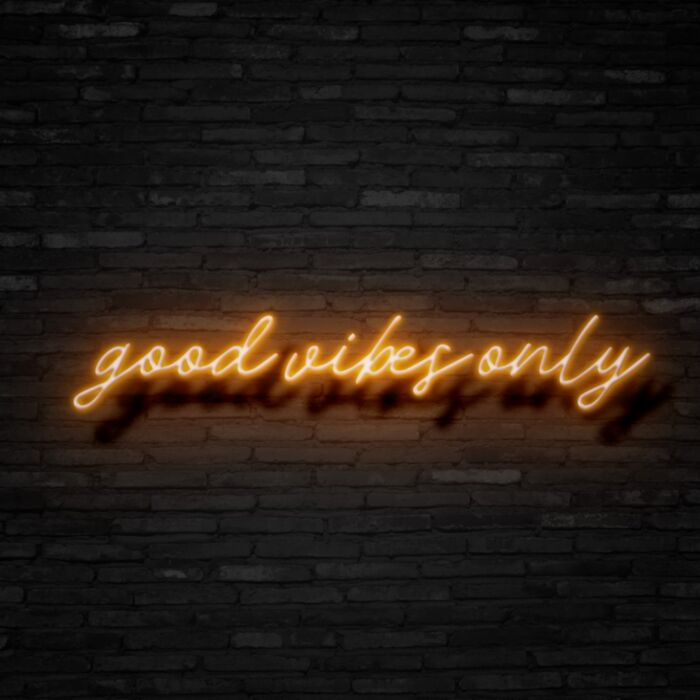 Good Vibes Only V1 Led Custom Neon Sign