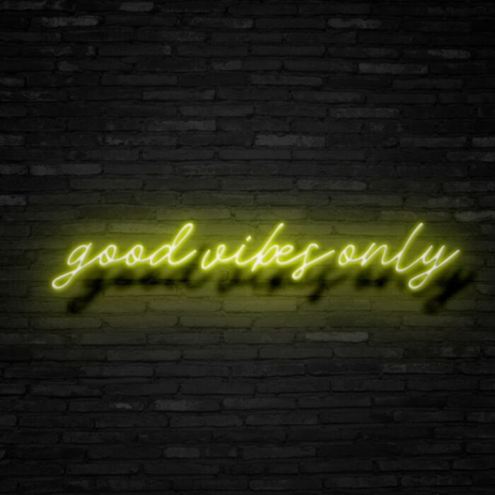 Good Vibes Only V1 Led Custom Neon Sign