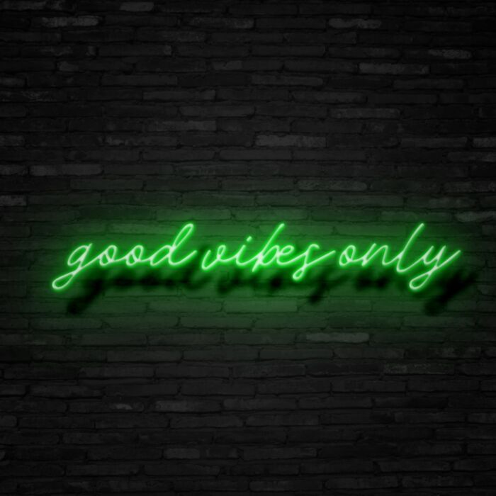 Good Vibes Only V1 Led Custom Neon Sign