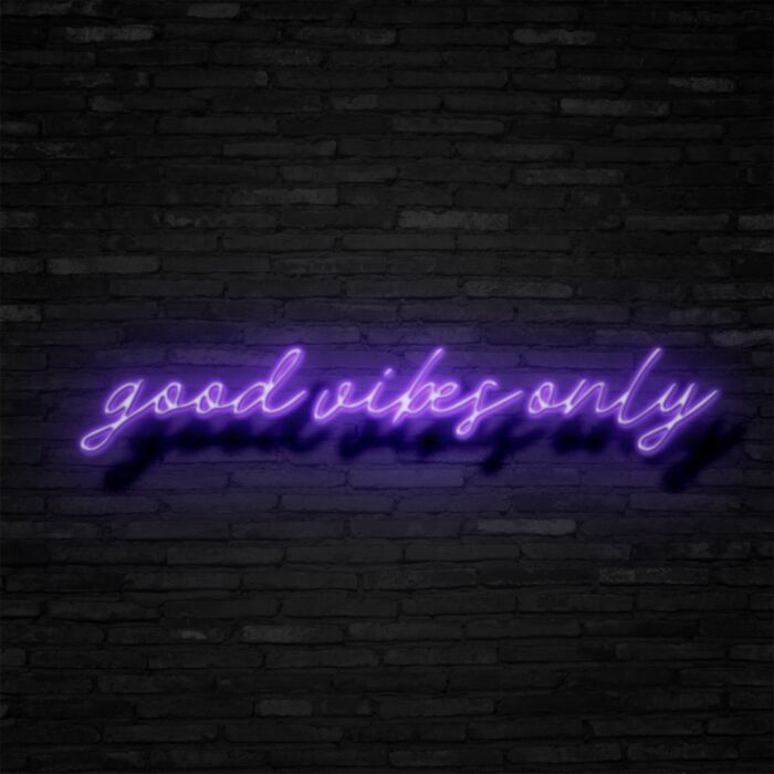 Good Vibes Only V1 Led Custom Neon Sign