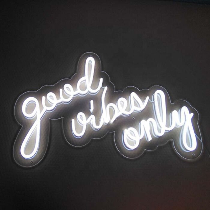 Good Vibes Only V2 Led Custom Neon Sign