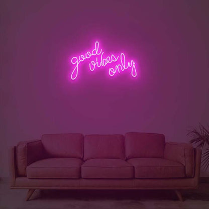 Good Vibes Only V2 Led Custom Neon Sign