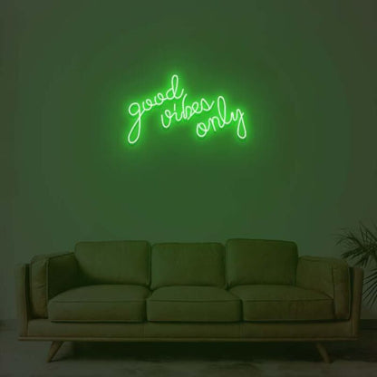 Good Vibes Only V2 Led Custom Neon Sign