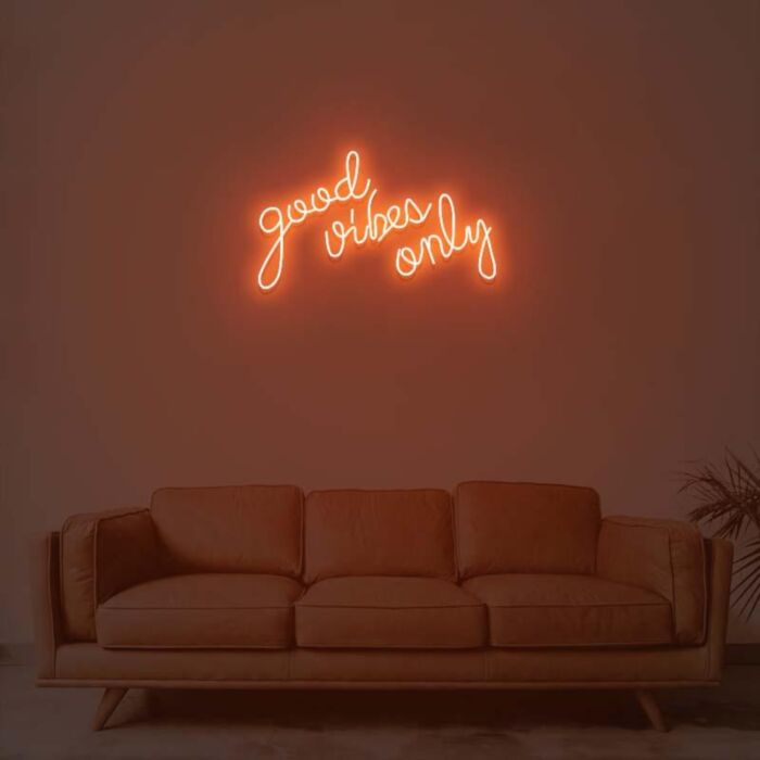 Good Vibes Only V2 Led Custom Neon Sign