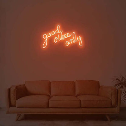 Good Vibes Only V2 Led Custom Neon Sign