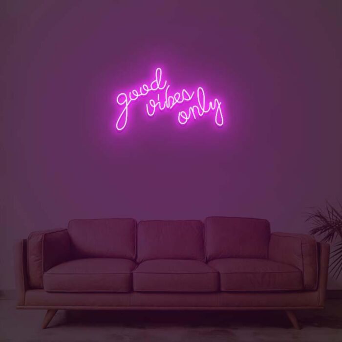 Good Vibes Only V2 Led Custom Neon Sign