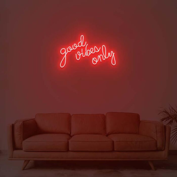 Good Vibes Only V2 Led Custom Neon Sign