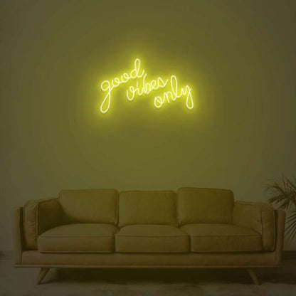 Good Vibes Only V2 Led Custom Neon Sign