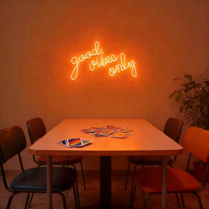 Good Vibes Only V2 Led Custom Neon Sign