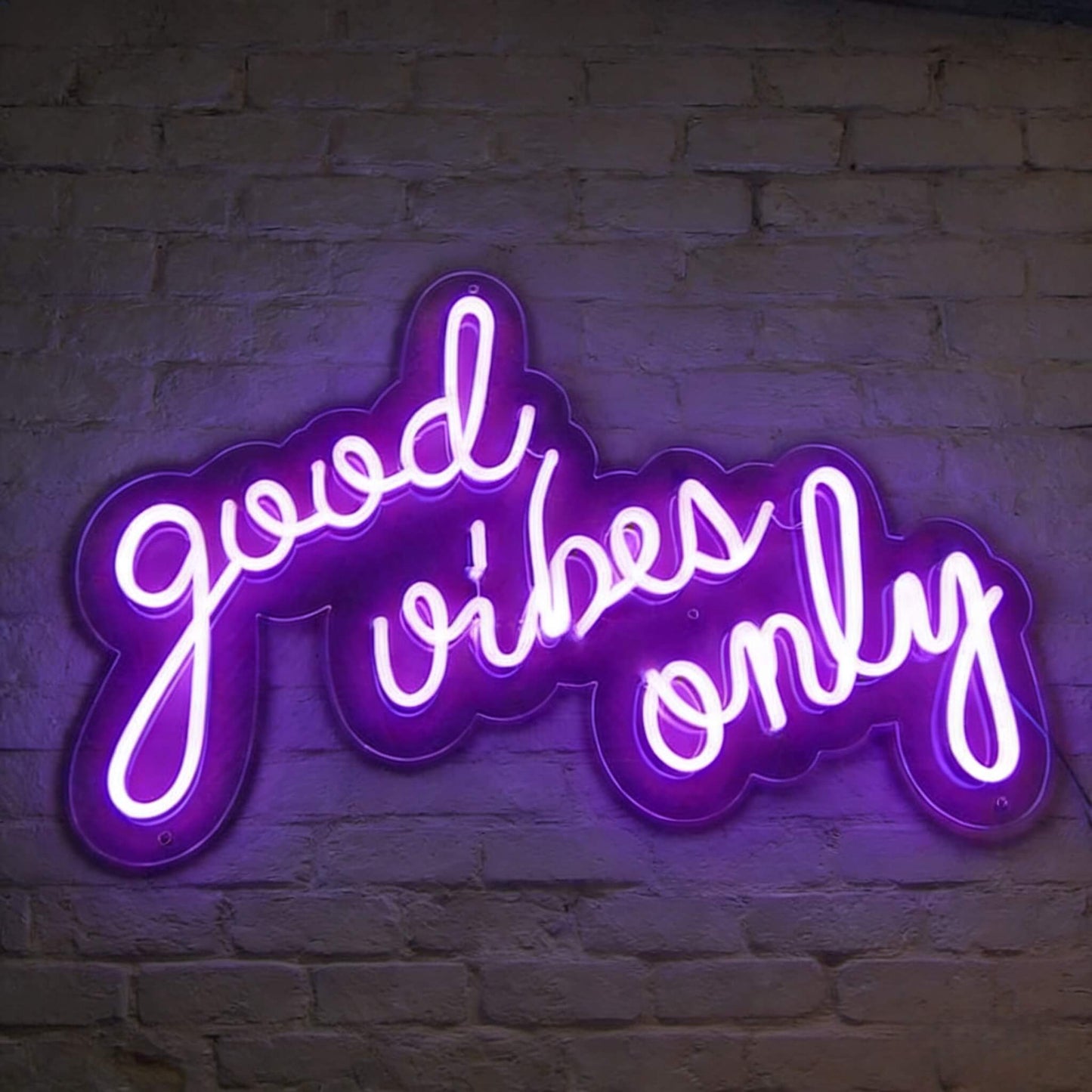 Good Vibes Only V2 Led Custom Neon Sign
