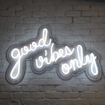 Good Vibes Only V2 Led Custom Neon Sign