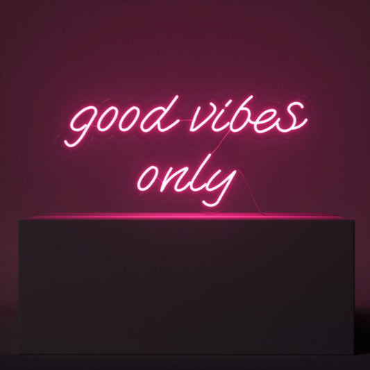 Good Vibes Only V3 Led Custom Neon Sign